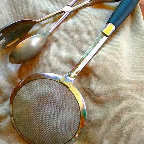 Professional SKIMMER/STRAINER SPOON  Silver Stainless LUNT BLOOMINGDALES - Picture 5 of 16